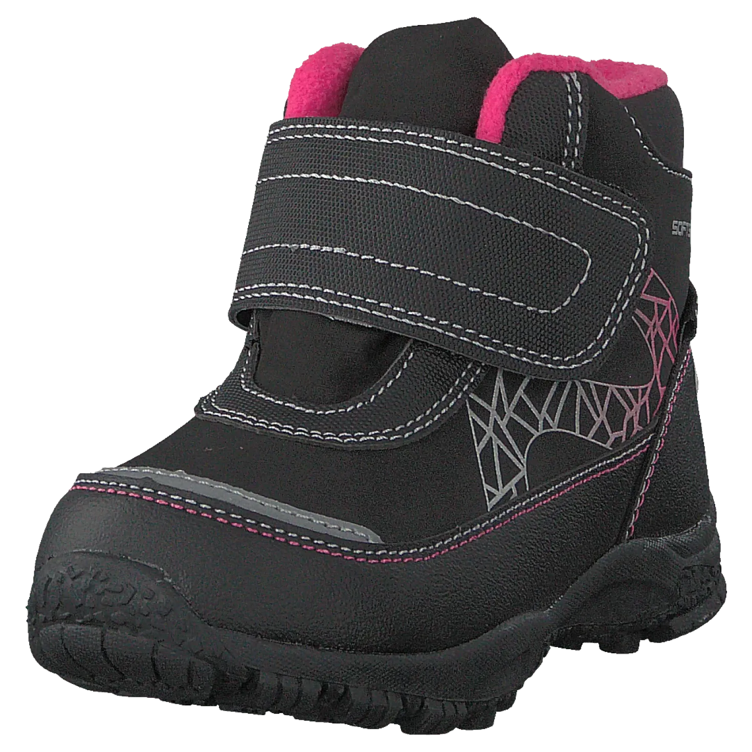 430-2962 Waterproof Warm Lined Black/fuchsia