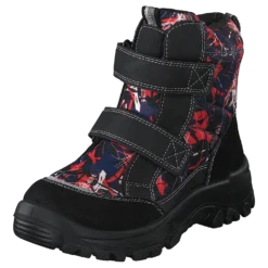 414-6107 Waterproof Warm Lined Navy/red