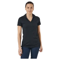W Cloudspun Coast Polo Puma Black Heather