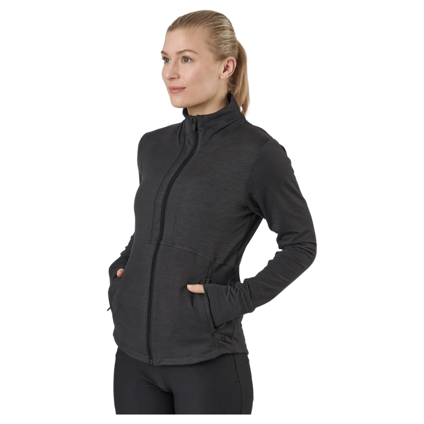 W Cloudspun Daybreak Jacket Puma Black Heather