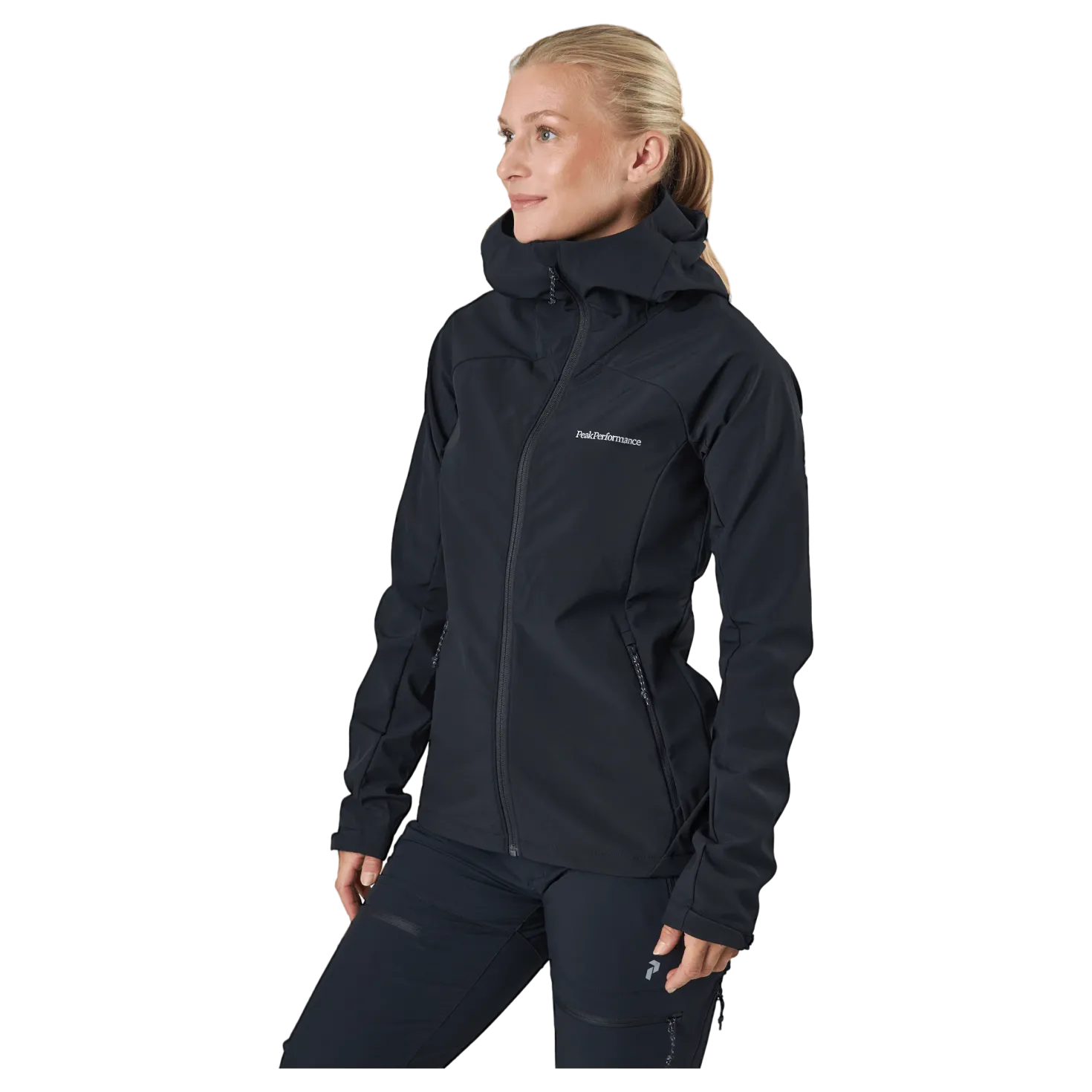 W Explore Hood Jacket Black