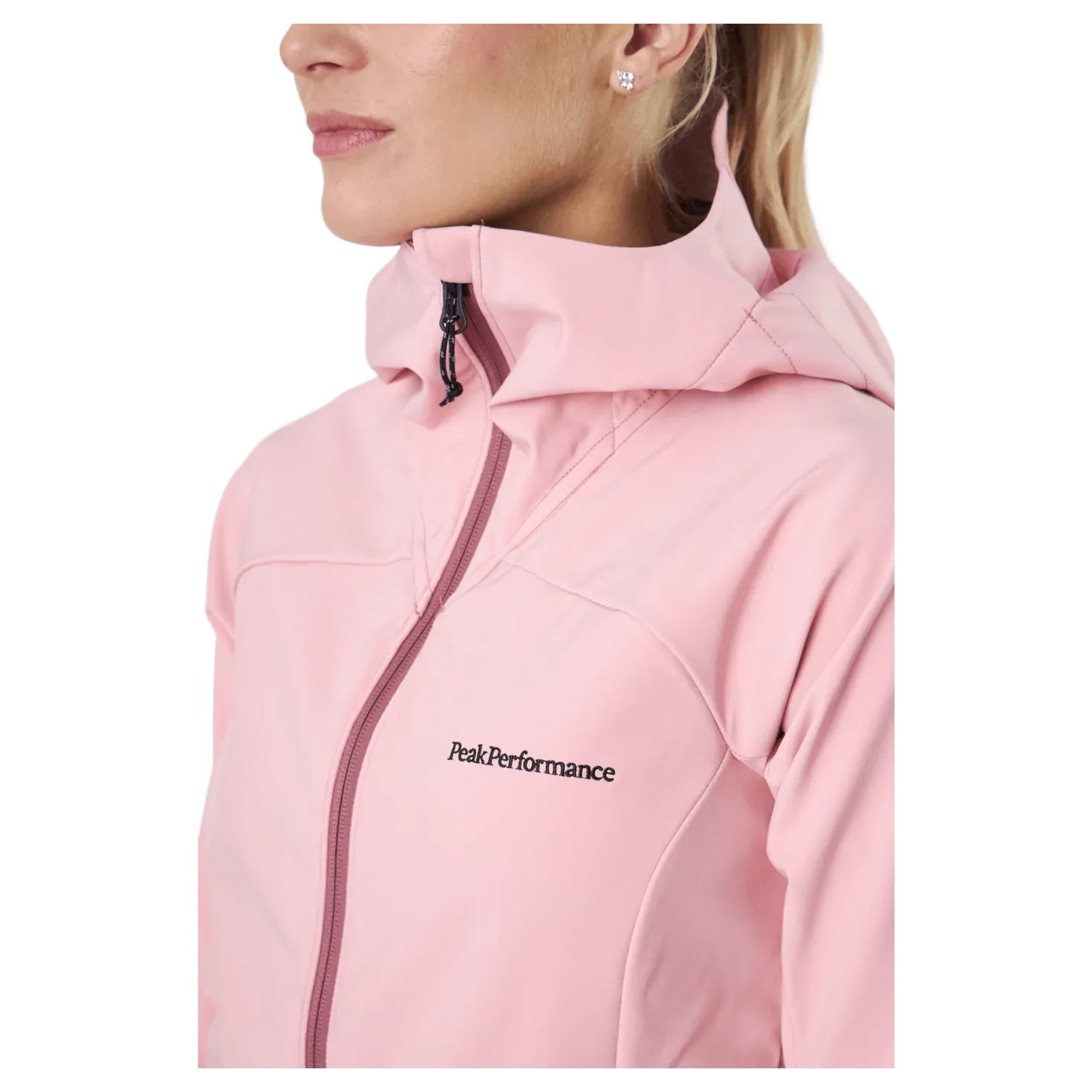 W Explore Hood Jacket Warm Blush