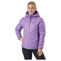 W Frost Down Hood Jacket Action Lilac