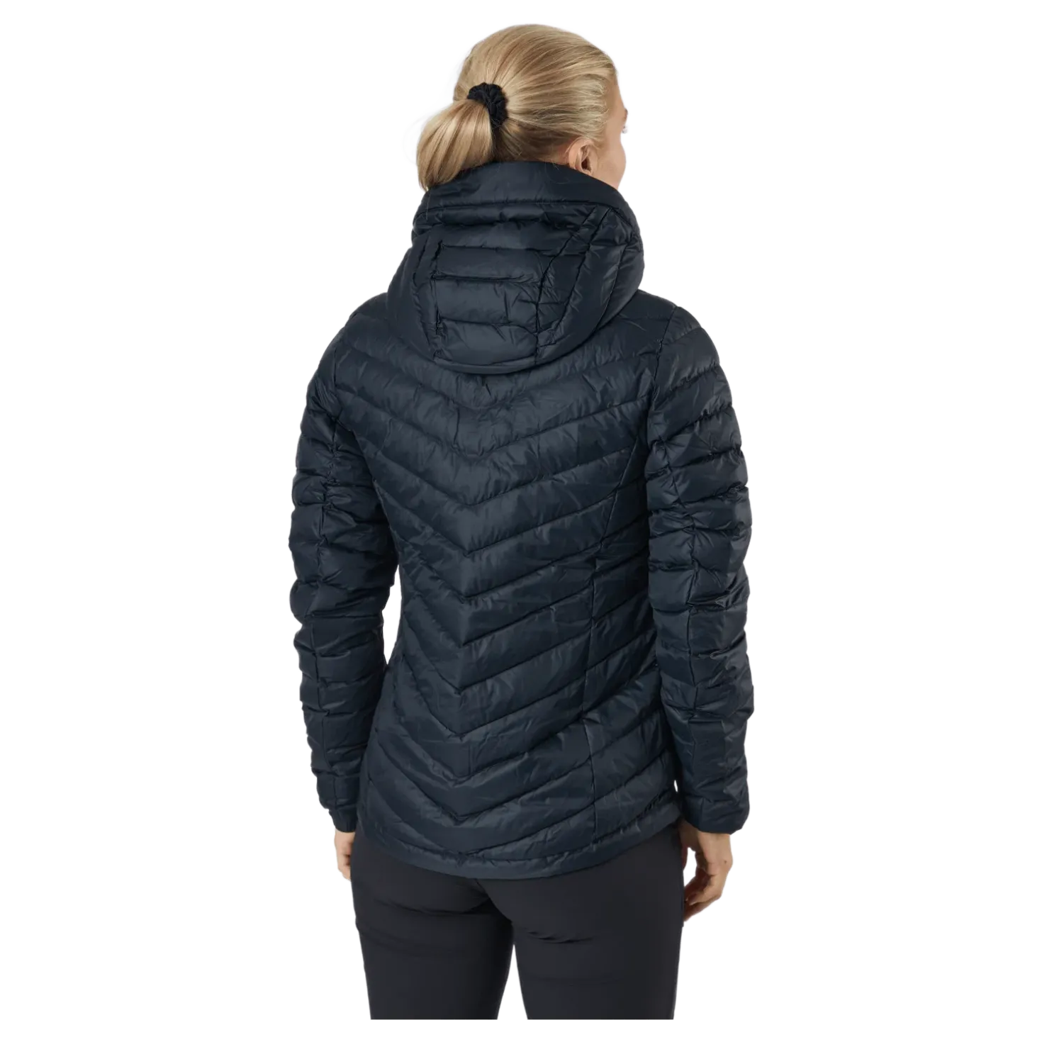 W Frost Down Hood Jacket Black