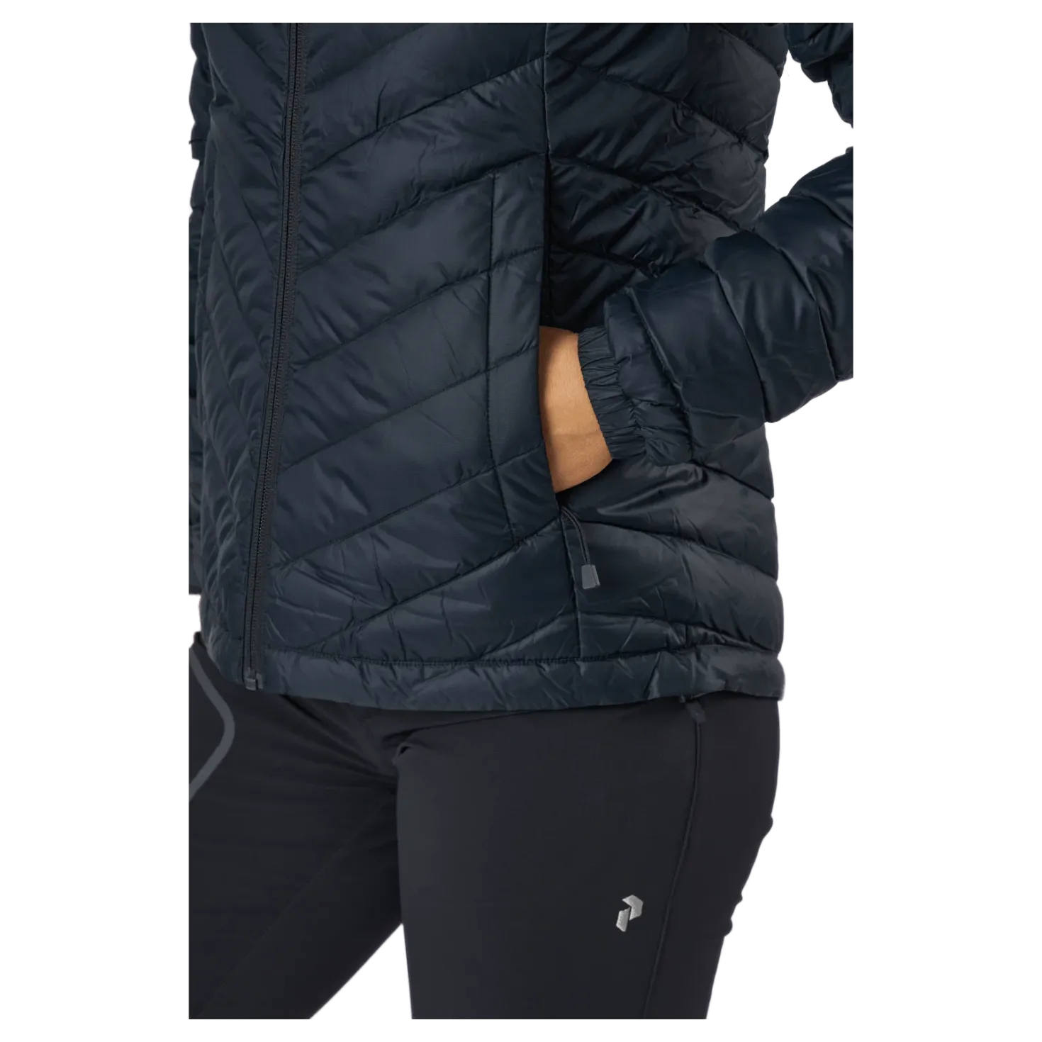 W Frost Down Hood Jacket Black