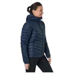 W Frost Down Hood Jacket Blue Shadow