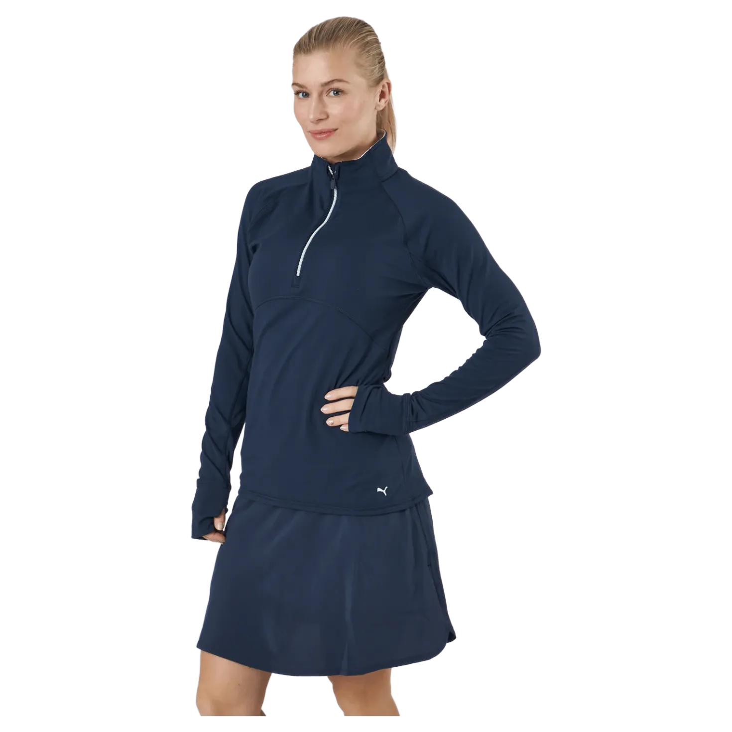 W Gamer 1/4 Zip Navy Blazer