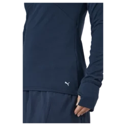 W Gamer 1/4 Zip Navy Blazer