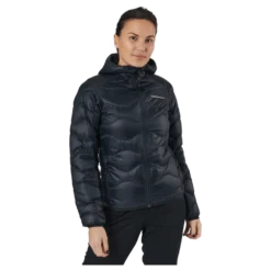 W Helium Down Hood Jacket Black