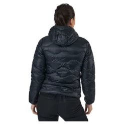 W Helium Down Hood Jacket Black