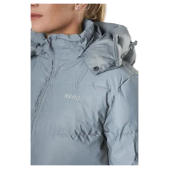 W. Hooded Reflective Puffer Ja Silver