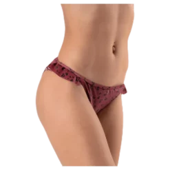 Wikolia Frill Brief Patterned/Red