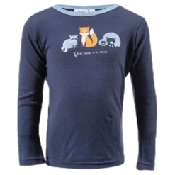 Willit Wool Ls Top Xix Blue