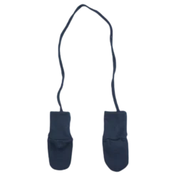 Willit Wool Mittens Wo/Thumb Blue