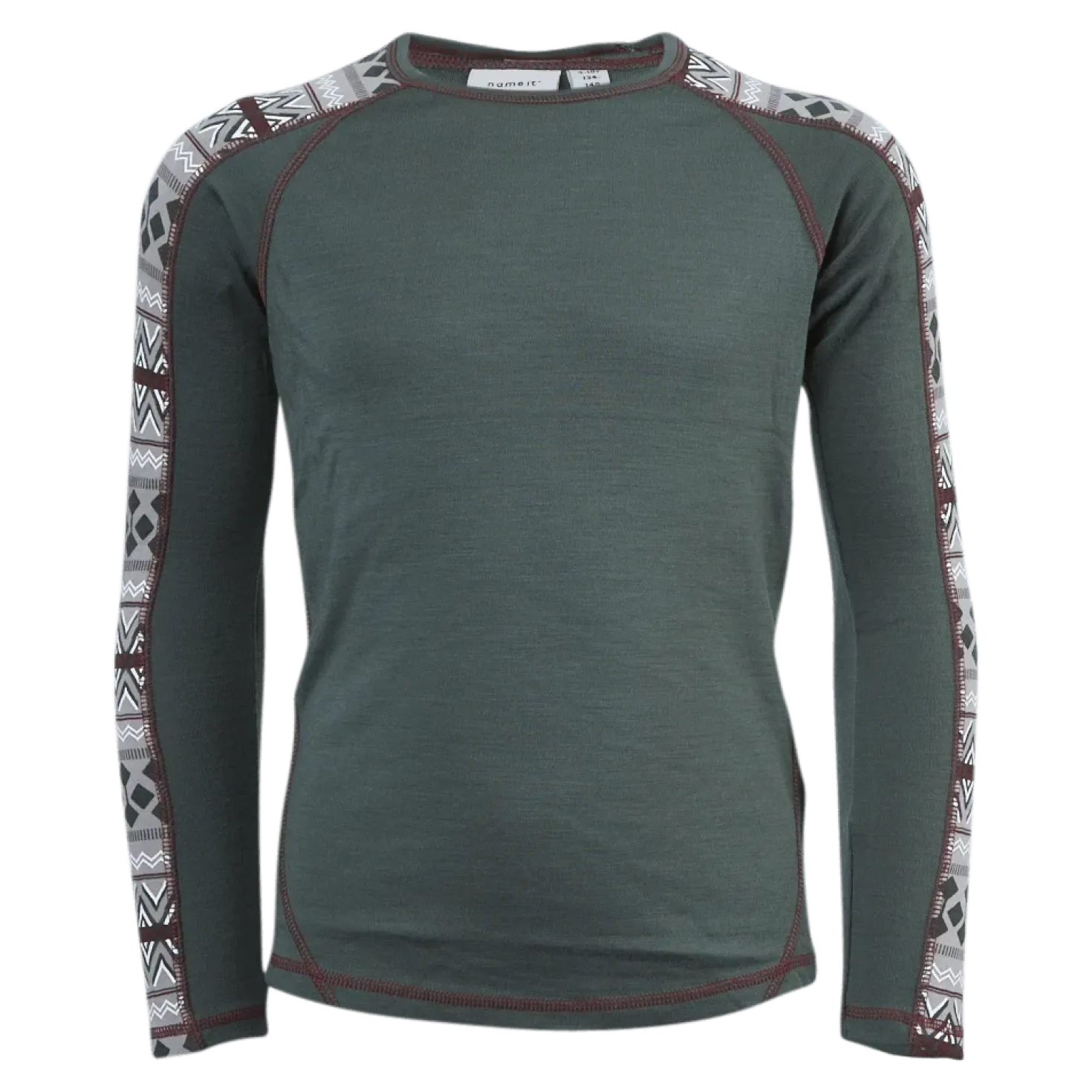 Willto Wool Ls Top Grey
