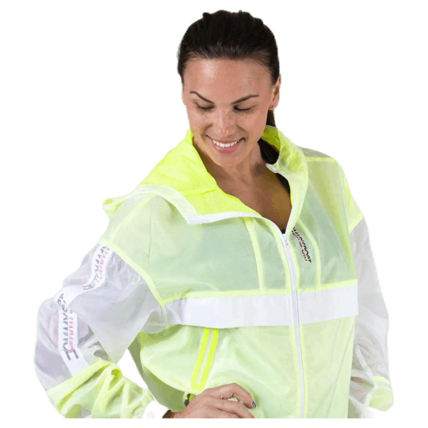 Windbreaker With Tape Yellow
