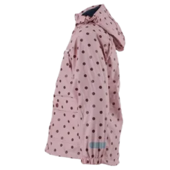Wings Fleece-Lined Rain Jacket Pink