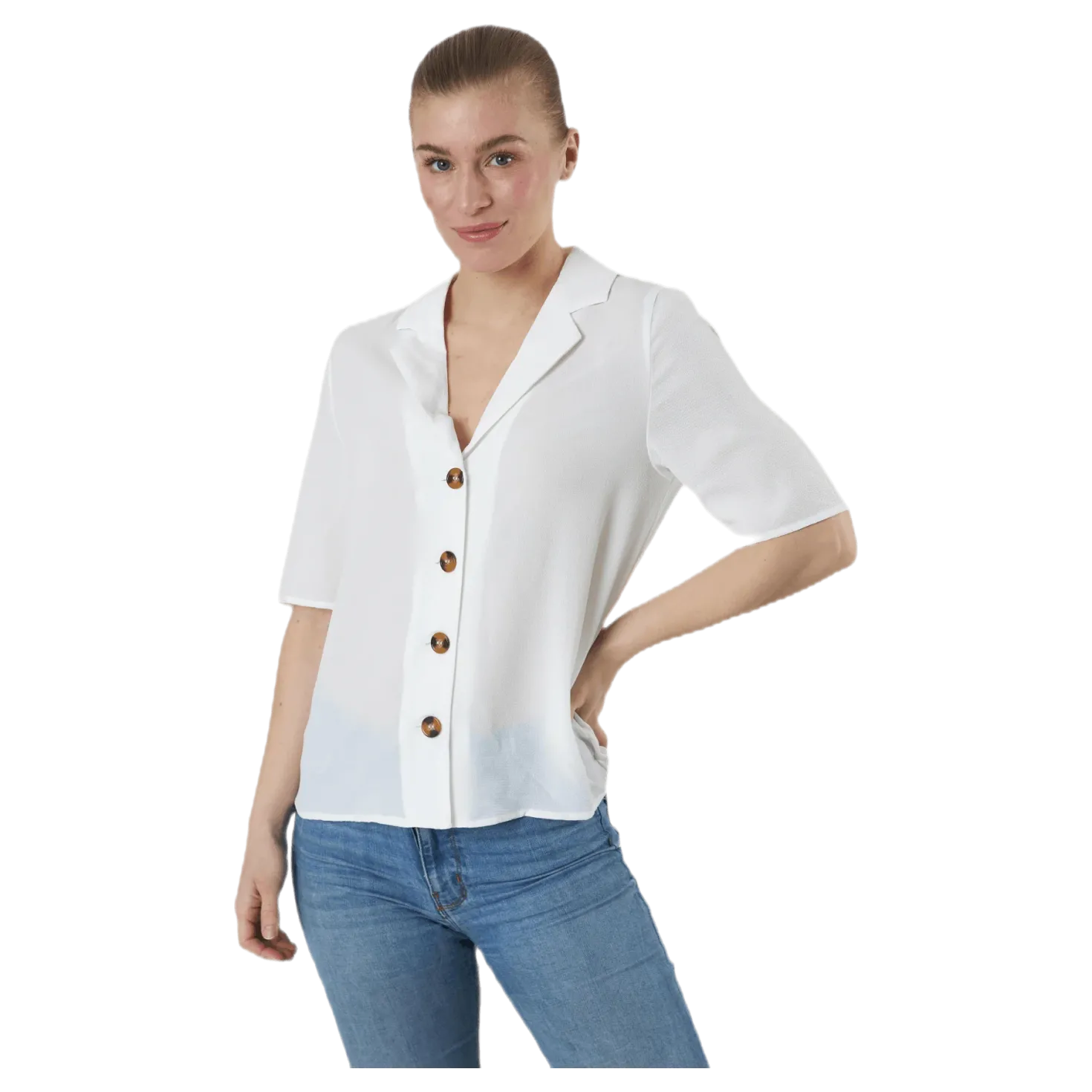 Winner Button Shirt Black