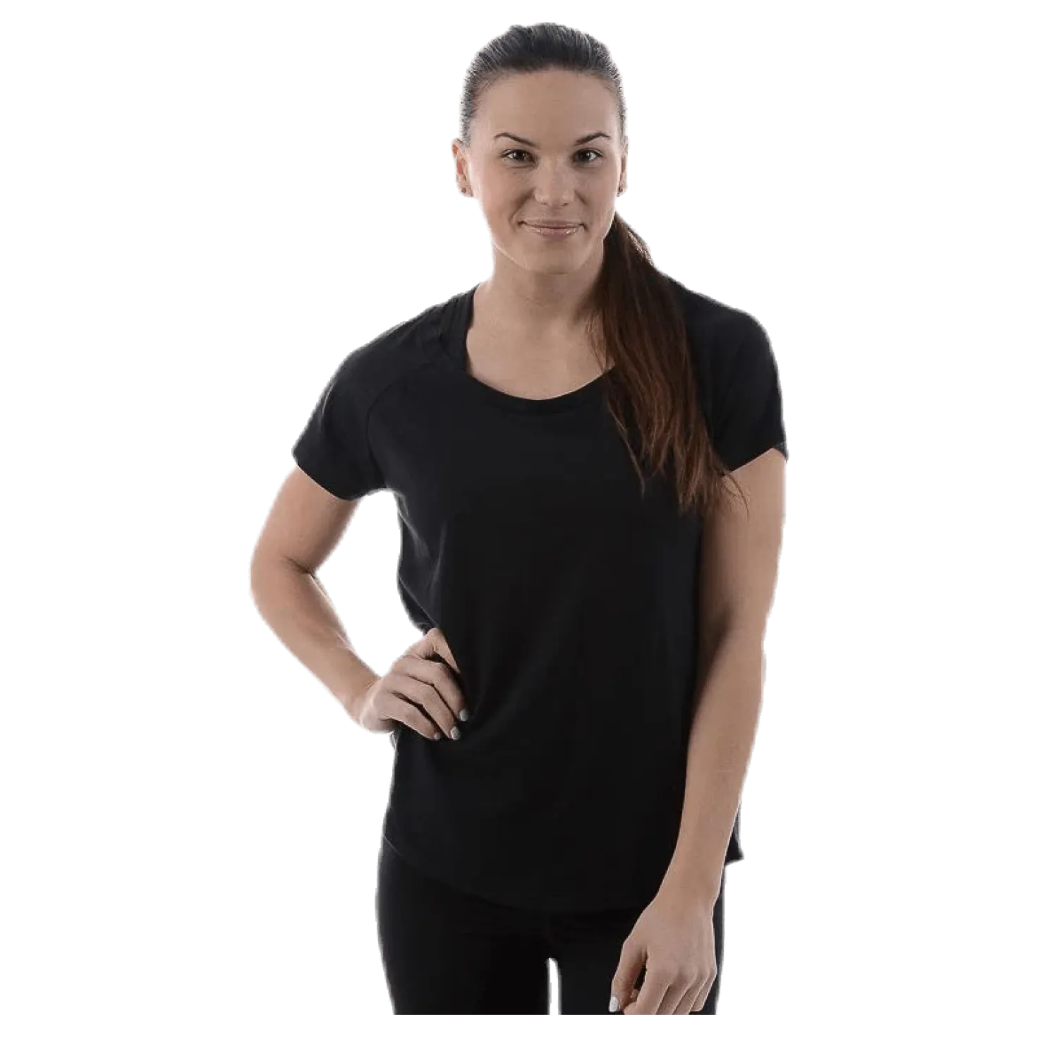 W Loose Tee Black