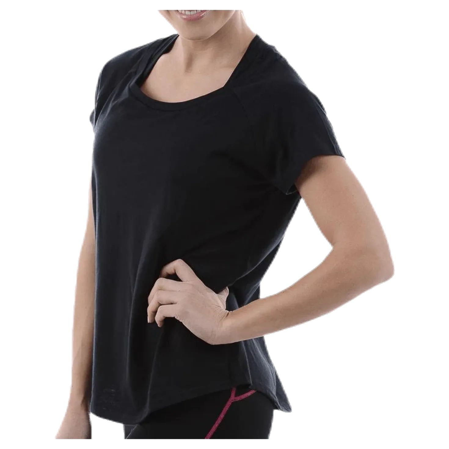 W Loose Tee Black