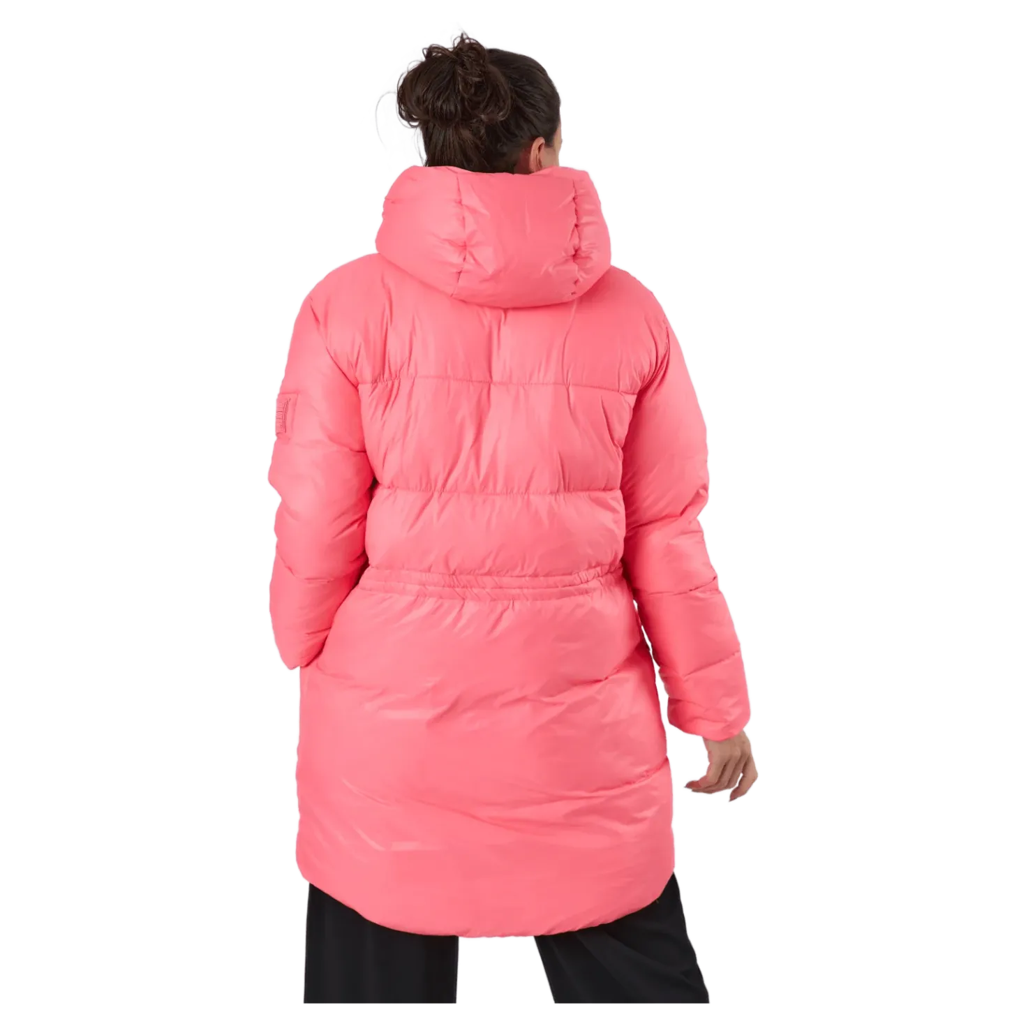 W. Mid Length Shiny Jacket Happy Pink