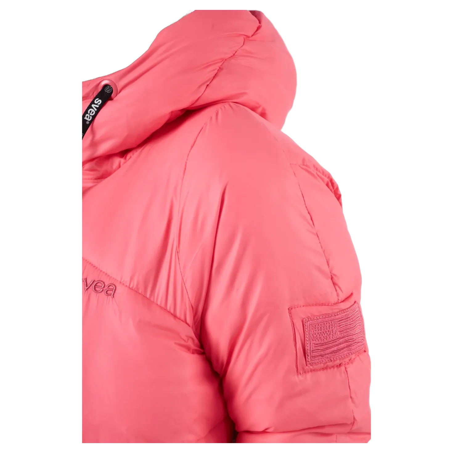 W. Mid Length Shiny Jacket Happy Pink