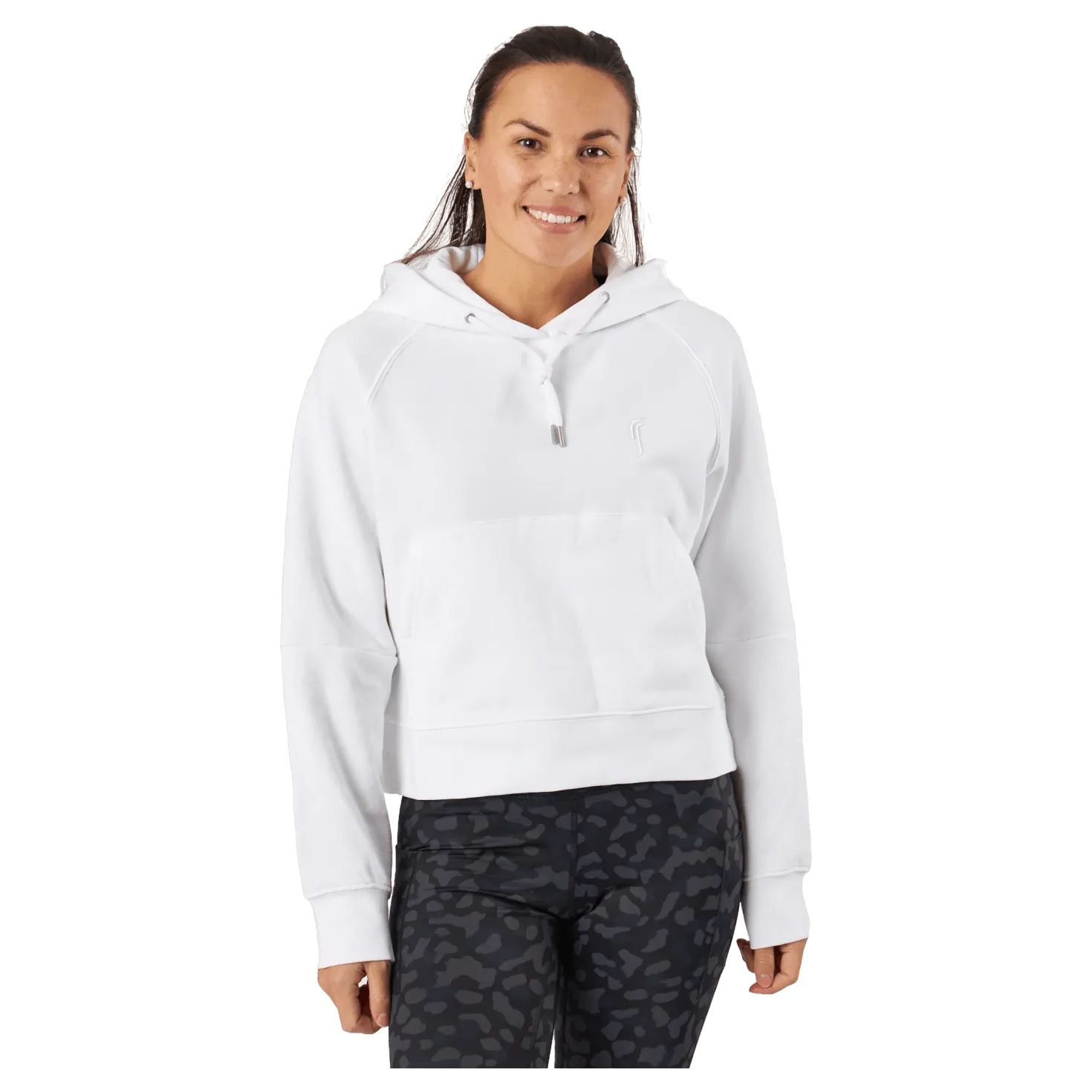 Women Paris Hoodie White