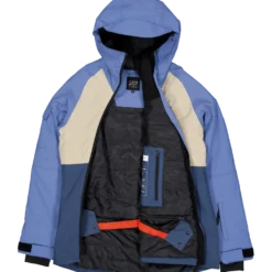 Women’S Light Padded Ski Jacket Nelkerim Dusty Blue
