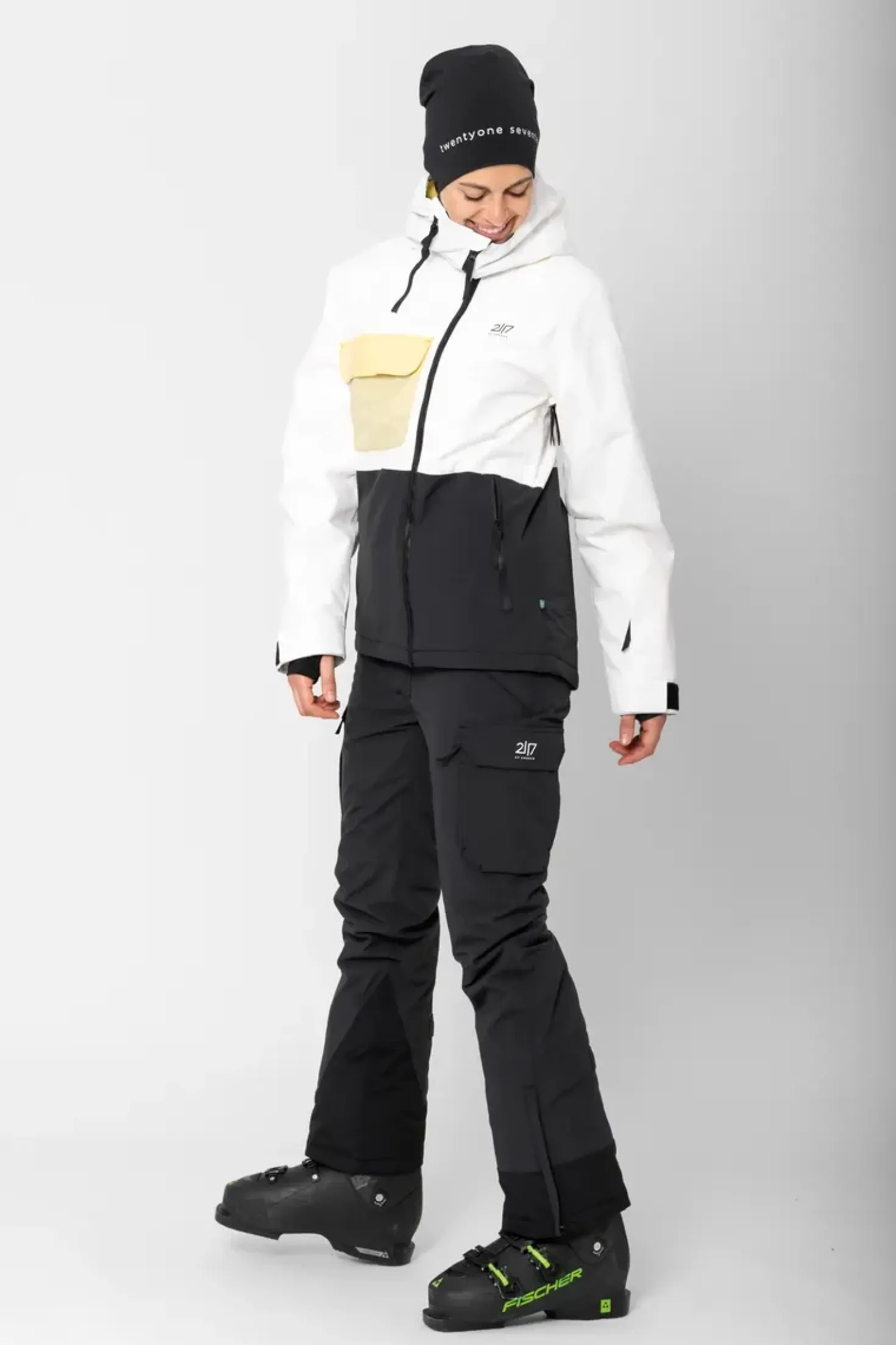 Women’S Light Padded Ski Pant Krasse Black