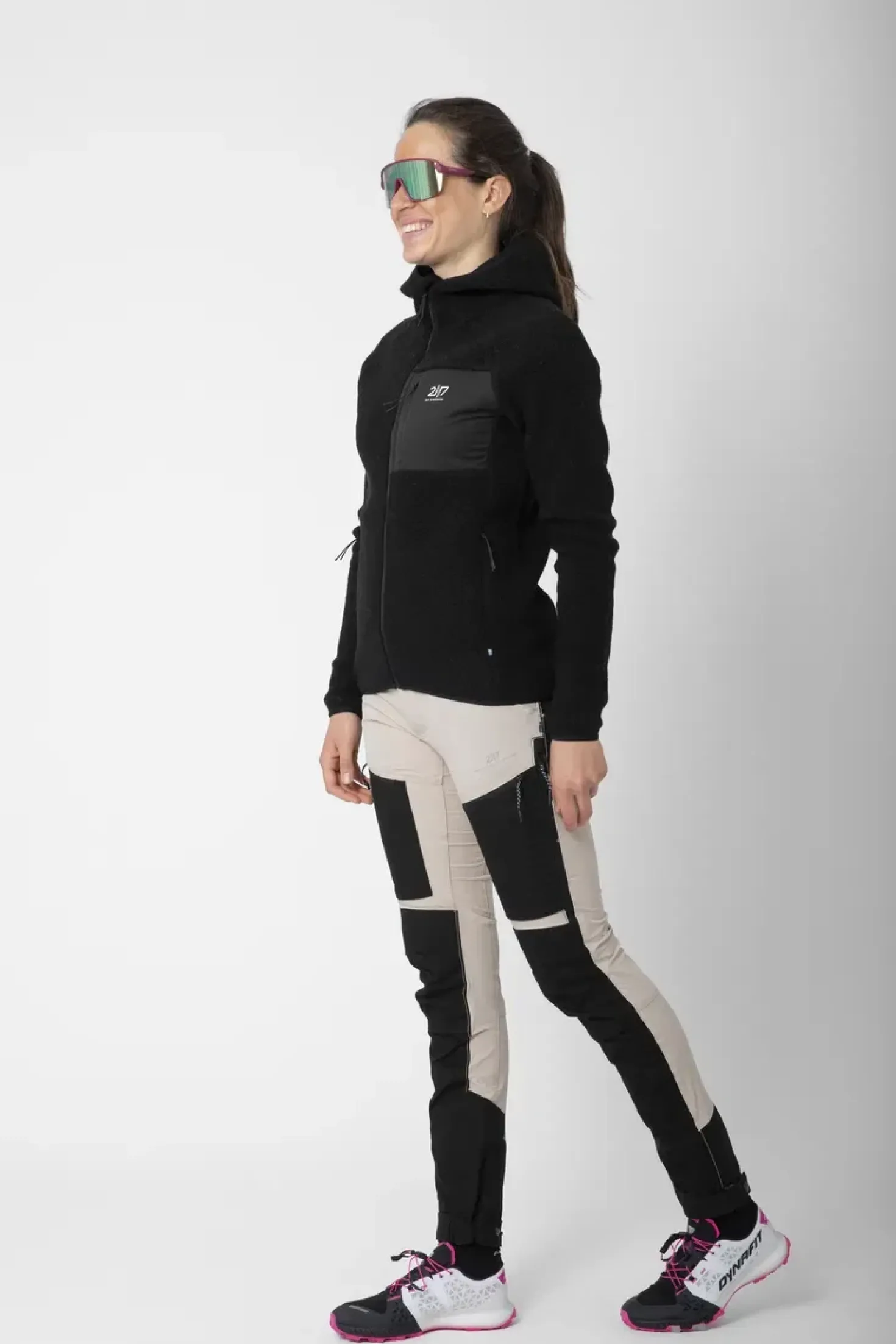 Women’S Wool Pile Hoodie Skord Black