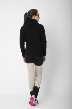 Women’S Wool Pile Hoodie Skord Black
