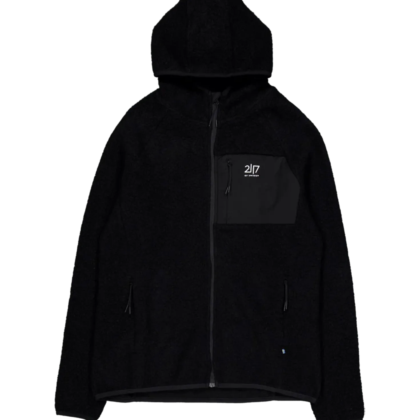 Women’S Wool Pile Hoodie Skord Black