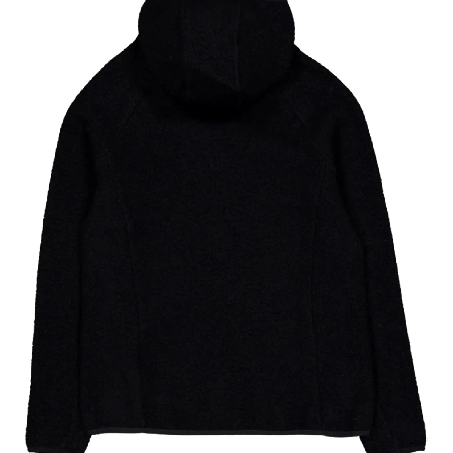 Women’S Wool Pile Hoodie Skord Black
