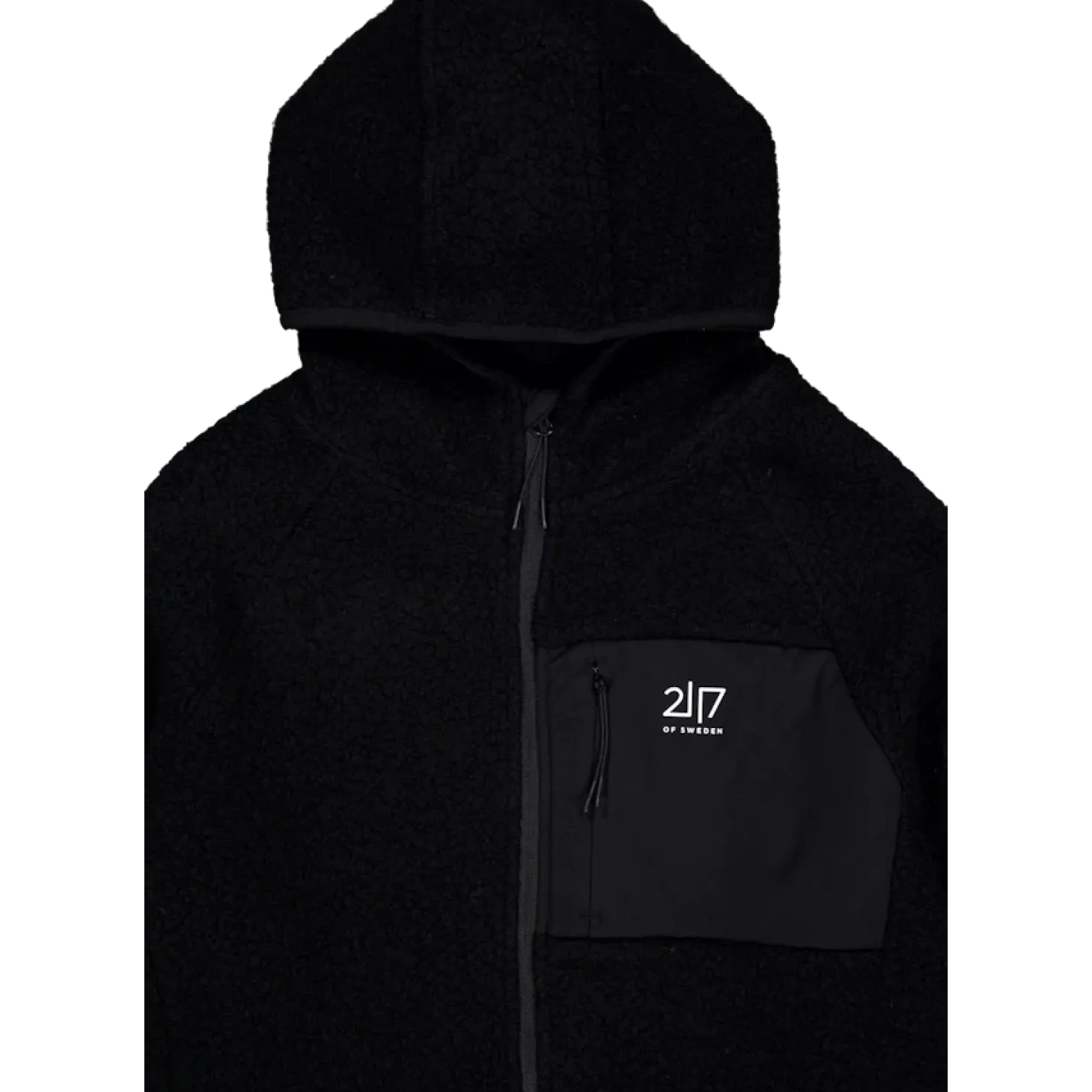 Women’S Wool Pile Hoodie Skord Black