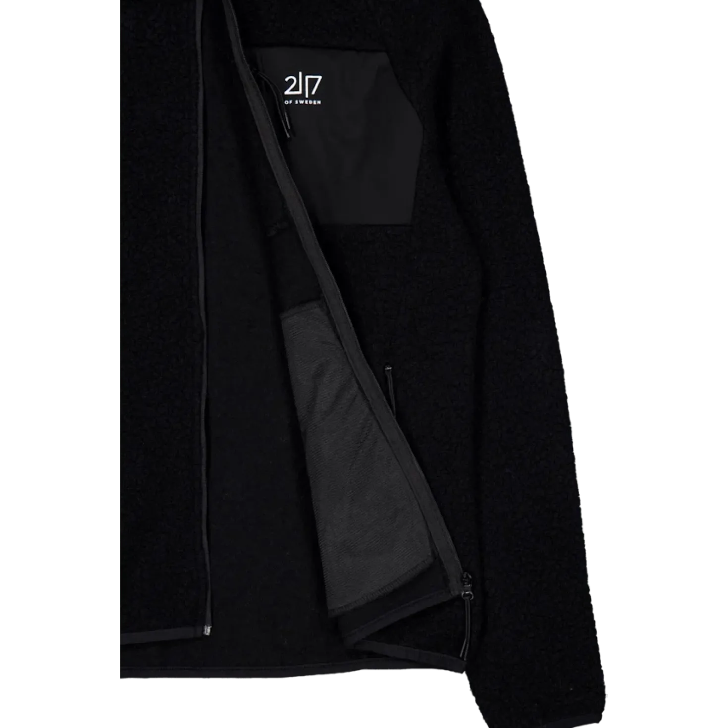 Women’S Wool Pile Hoodie Skord Black