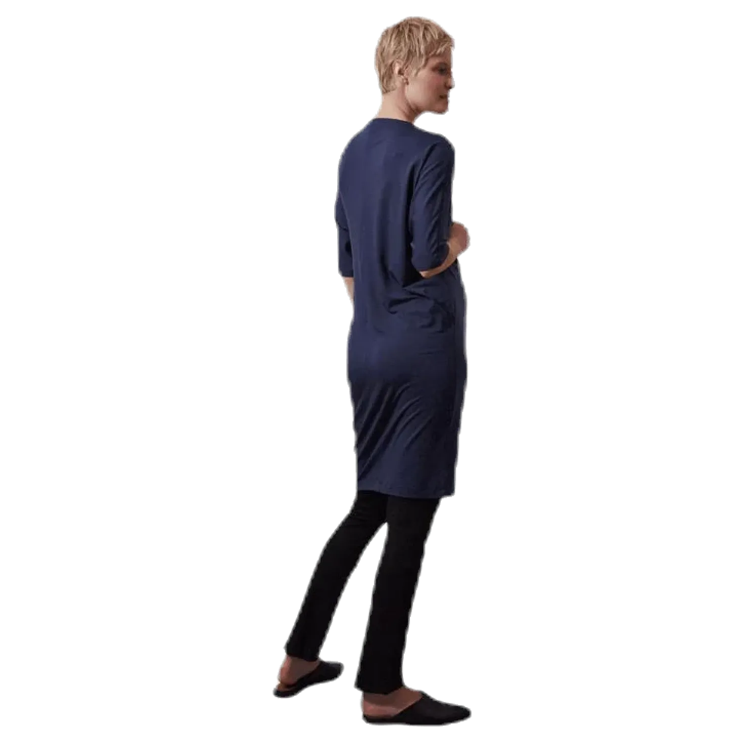 Wonton Dress Blue