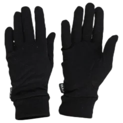 Wool Glove Liner Black