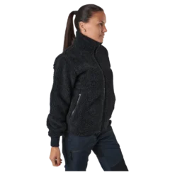 W Original Pile Zip Black