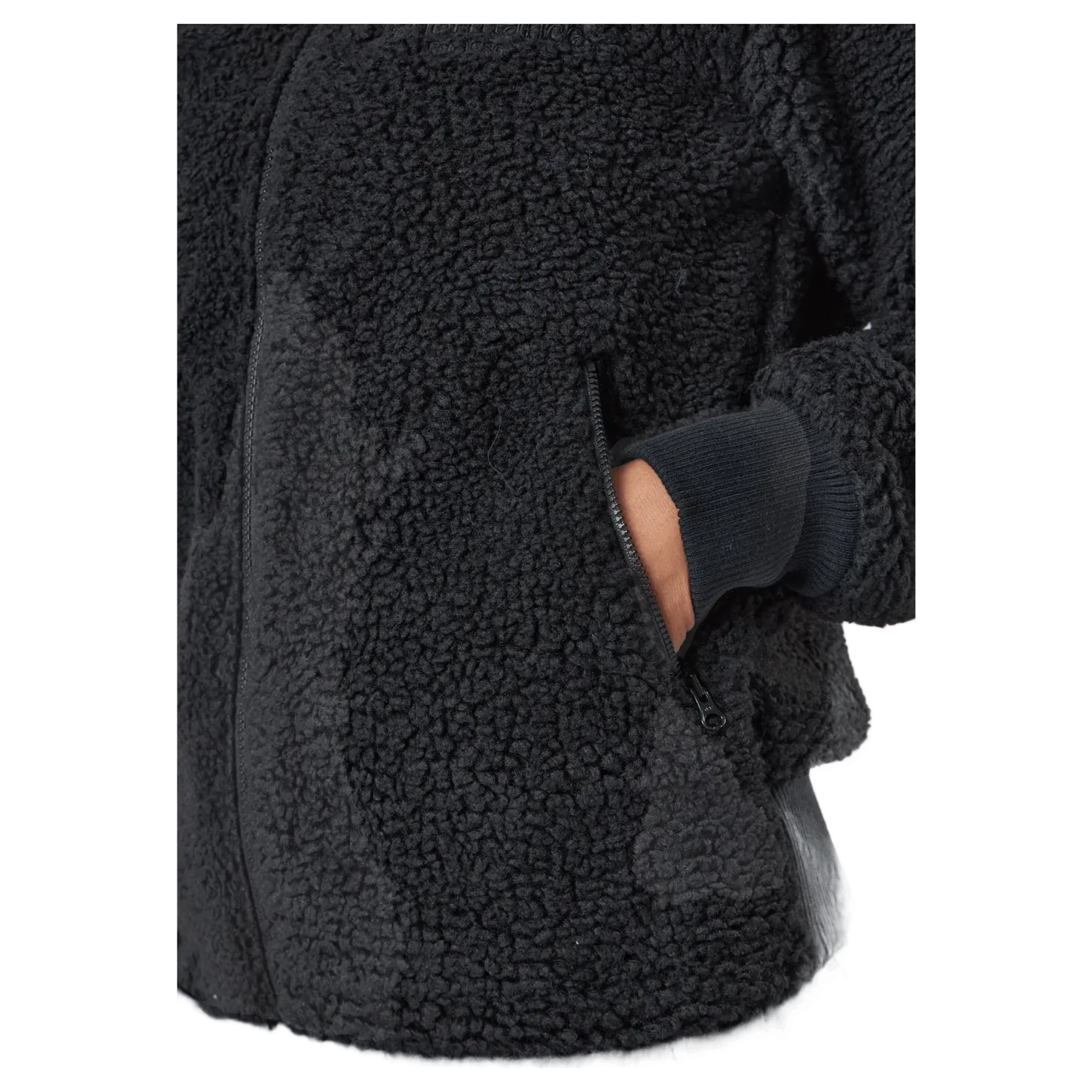 W Original Pile Zip Black