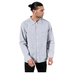 Worker Jacket Sala Thin Stripes Blue