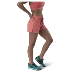 Wor Knit Poly Short Pink