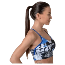 Wor Myt Aop Bra Blue/Black