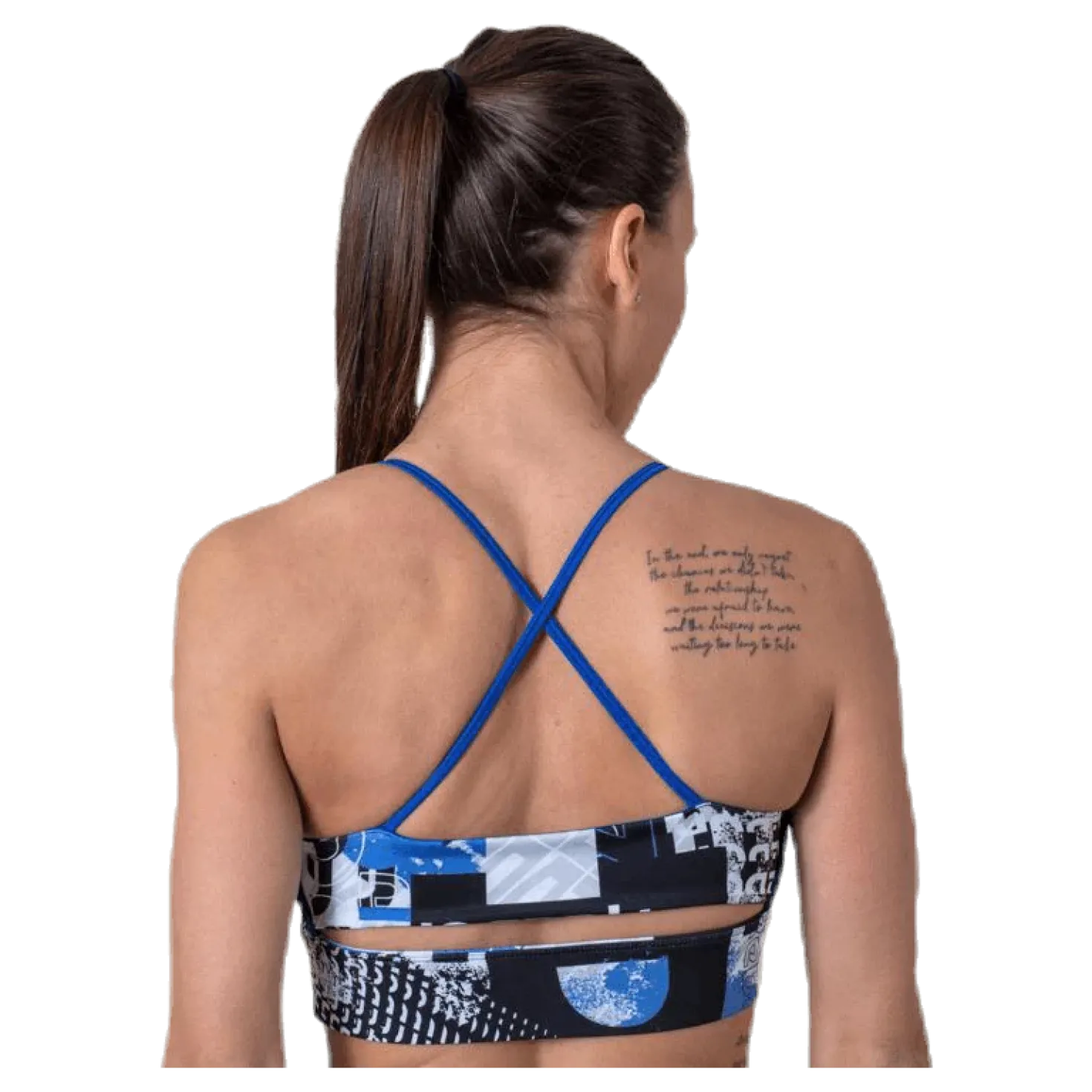 Wor Myt Aop Bra Blue/Black