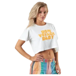 Worn Away Tee White