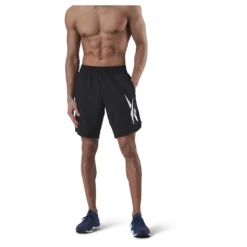 Wor Woven Graphic Short Black