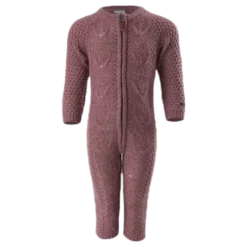 Wrilla Wool Ls Knit Suit Red