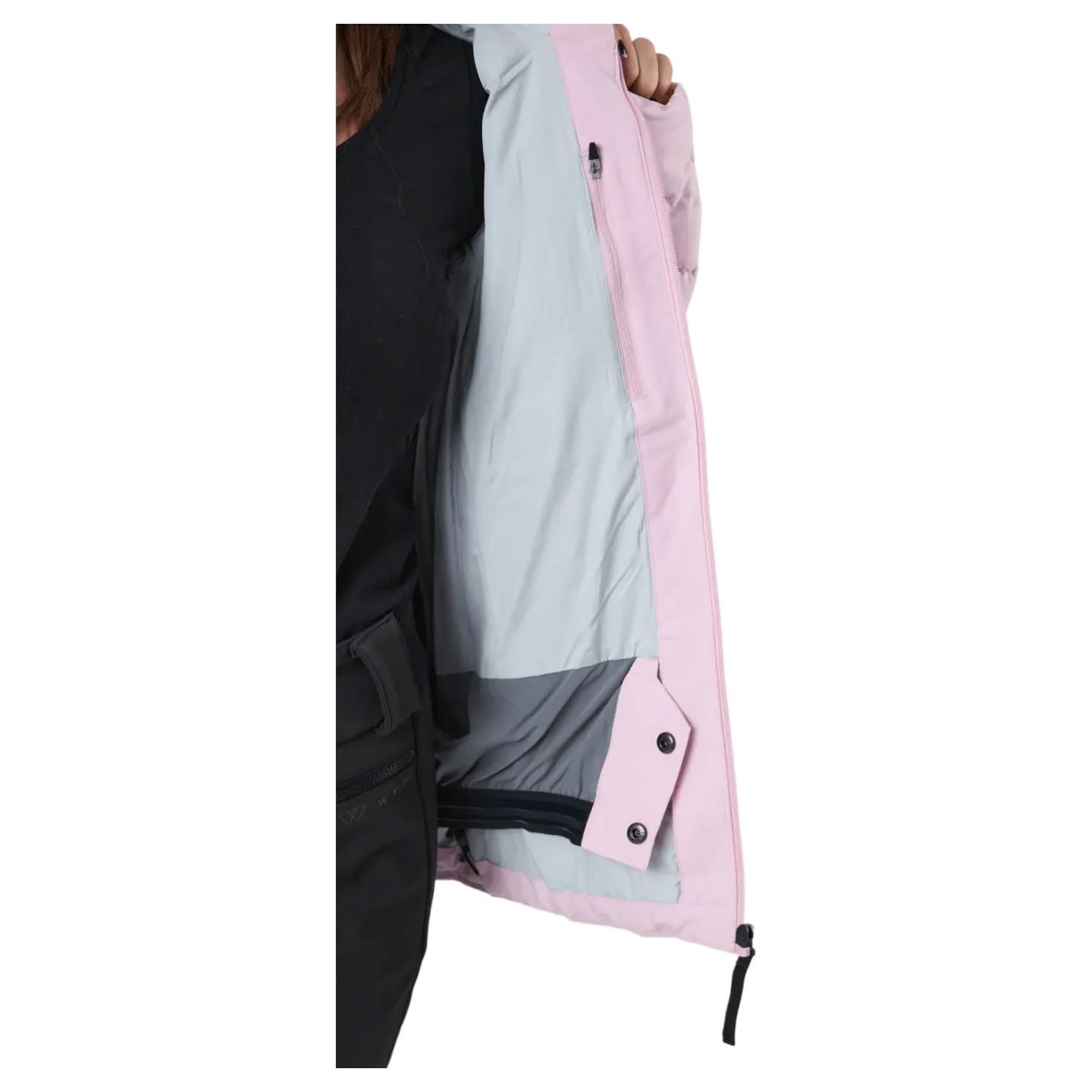 W Thermic Ski Down Jacket Pink Lavender