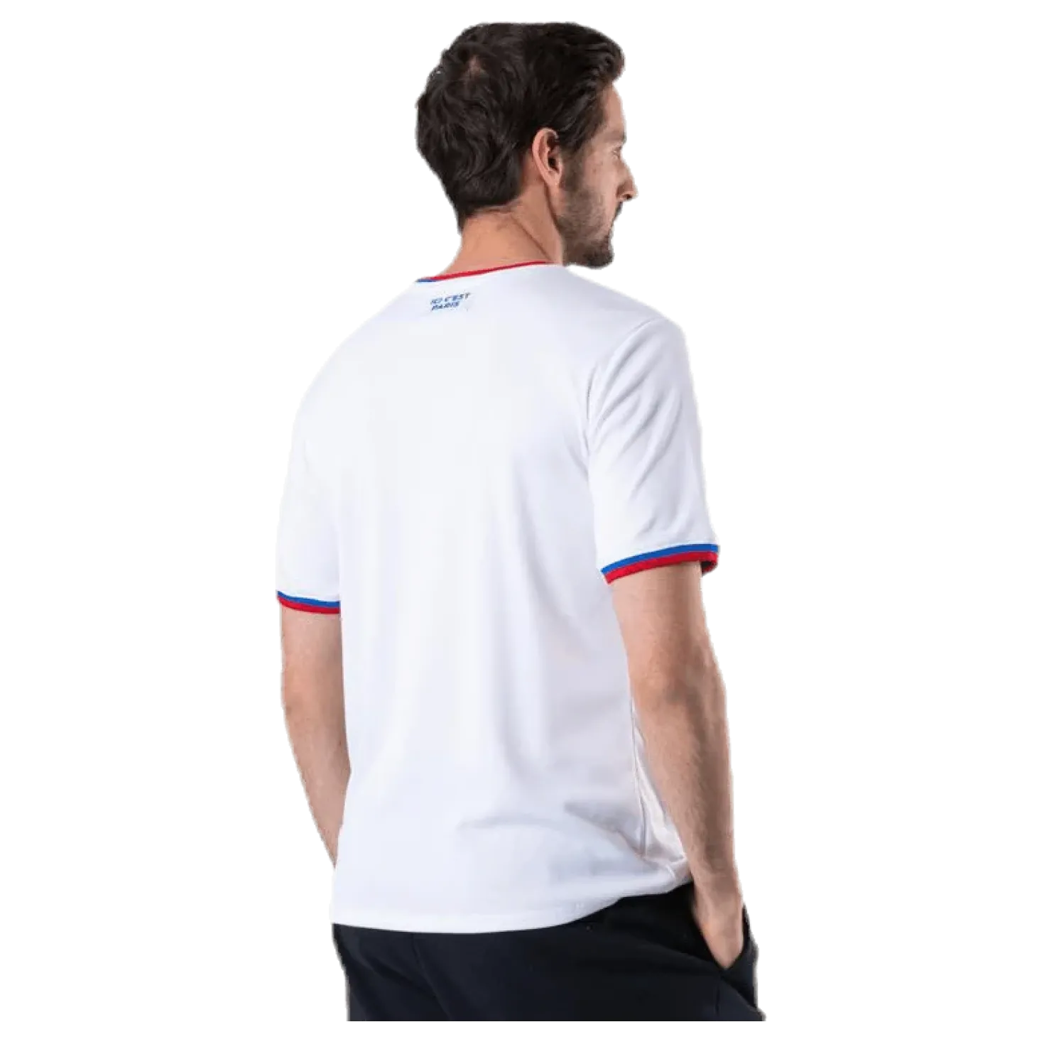 X Psg Wordmark Tee White/Hyper Cobalt