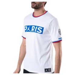 X Psg Wordmark Tee White/Hyper Cobalt