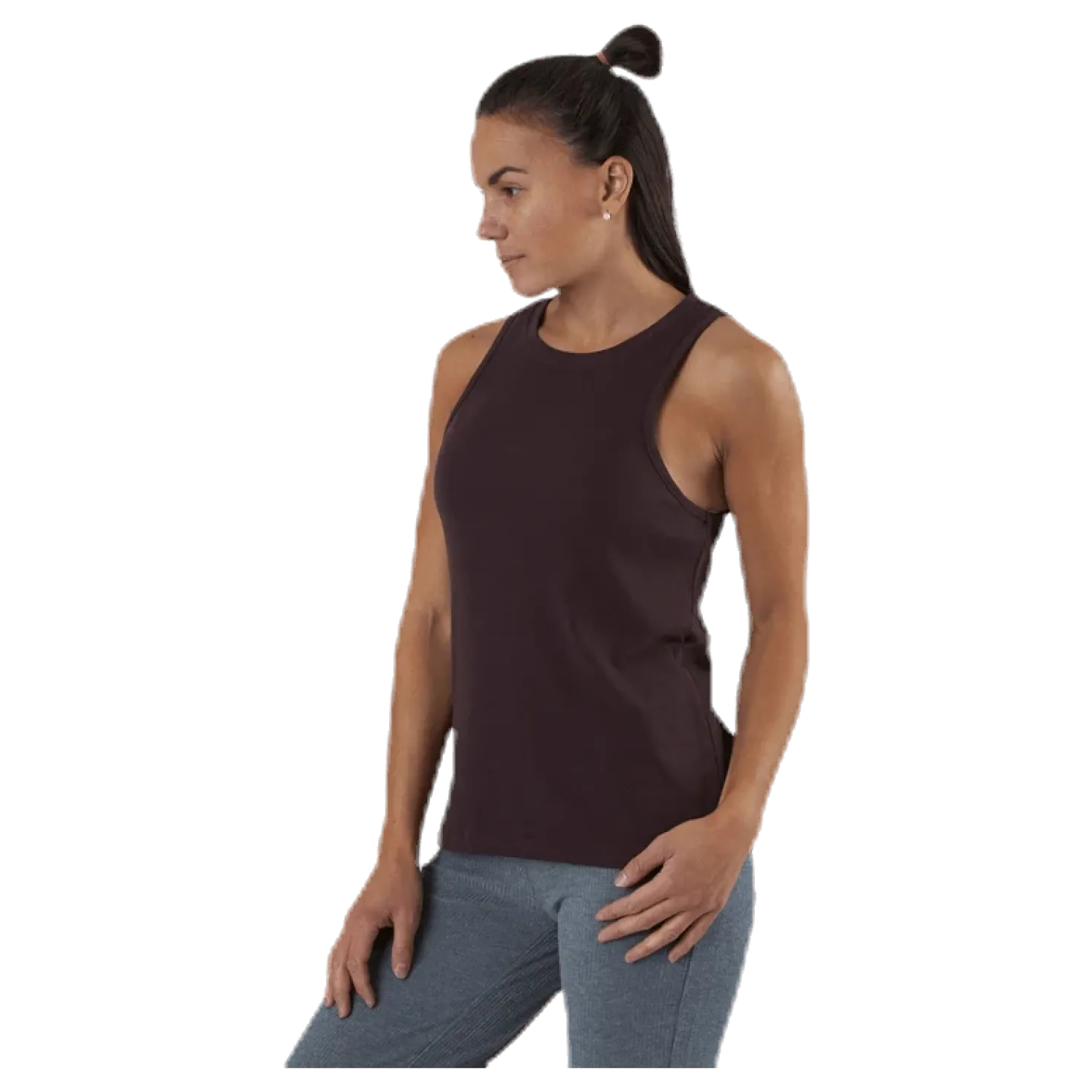 Yama Rib Tank Purple